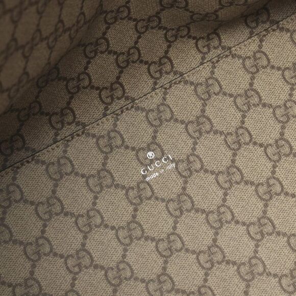 Gucci Canvas Leather Print Tote Bag - Picture 5 of 5